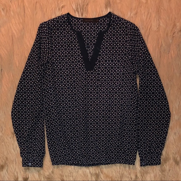 THE LIMITED—WOMEN’S LONG SLEEVE NAVY & WHITE TUNIC!! BNWOT/NEVER WORN!! - Picture 3 of 7